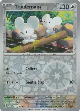 Tandemaus 073/091 SV Paldean Fates Reverse Holo Common Pokemon Card TCG Near Mint
