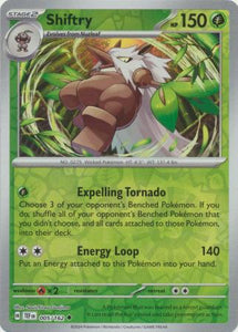 Shiftry 005/162 SV Temporal Forces Reverse Holo Uncommon Pokemon Card TCG Near Mint&nbsp;