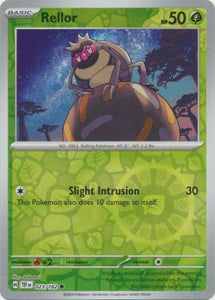 Rellor 023/162 SV Temporal Forces Reverse Holo Common Pokemon Card TCG Near Mint