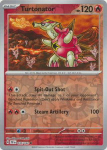 Turtonator 035/162 SV Temporal Forces Reverse Holo Common Pokemon Card TCG Near Mint