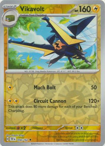 Vikavolt 056/162 SV Temporal Forces Reverse Holo Uncommon Pokemon Card TCG Near Mint