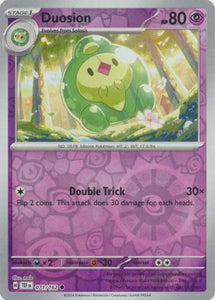 Duosion 071/162 SV Temporal Forces Reverse Holo Common Pokemon Card TCG Near Mint
