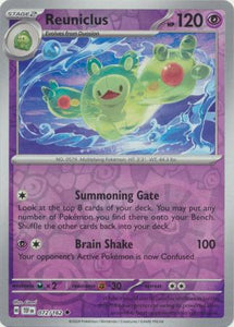 Reuniclus 072/162 SV Temporal Forces Reverse Holo Uncommon Pokemon Card TCG Near Mint&nbsp;