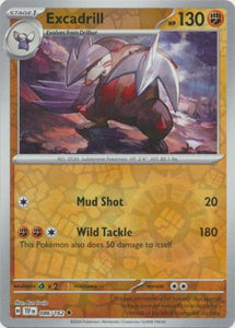 Excadrill 086/162 SV Temporal Forces Reverse Holo Uncommon Pokemon Card TCG Near Mint&nbsp;