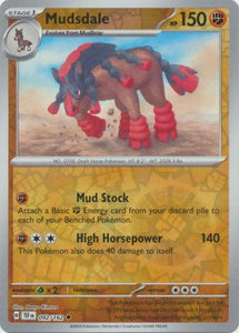 Mudsdale 092/162 SV Temporal Forces Reverse Holo Uncommon Pokemon Card TCG Near Mint&nbsp;