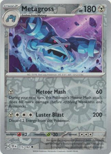 Metagross 115/162 SV Temporal Forces Reverse Holo Uncommon Pokemon Card TCG Near Mint&nbsp;