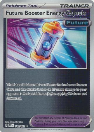 Future Booster Energy Capsule 149/162 SV Temporal Forces Reverse Holo Uncommon Trainer Pokemon Card TCG Near Mint 