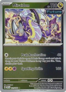 Miraidon 121/162 SV Temporal Forces Reverse Holo Rare Pokemon Card TCG Near Mint