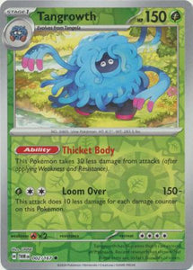 Tangrowth 002/167 SV Twilight Masquerade Reverse Holo Common Pokemon Card TCG Near Mint