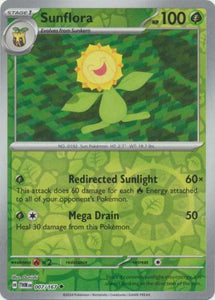 Sunflora 007/167 SV Twilight Masquerade Reverse Holo Uncommon Pokemon Card TCG Near Mint&nbsp;