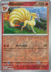 Ninetales 027/167 SV Twilight Masquerade Reverse Holo Common Pokemon Card TCG Near Mint