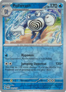 Poliwrath 043/167 SV Twilight Masquerade Reverse Holo Uncommon Pokemon Card TCG Near Mint&nbsp;