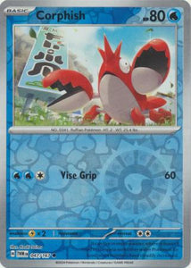 Corphish 047/167 SV Twilight Masquerade Reverse Holo Common Pokemon Card TCG Near Mint