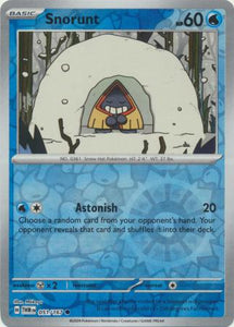 Snorunt 051/167 SV Twilight Masquerade Reverse Holo Common Pokemon Card TCG Near Mint