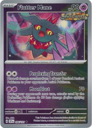 Flutter Mane (96/191) SV Surging Sparks Reverse Holo Uncommon Pokemon Card TCG
