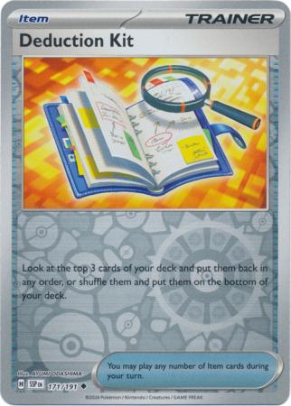 Deduction Kit (171/191) SV Surging Sparks Reverse Holo Uncommon Pokemon Card TCG