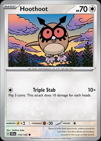 Image of Hoothoot Stellar Crown (SCR) #114