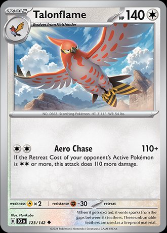 Image of Talonflame Stellar Crown (SCR) #123