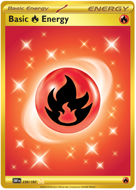 pokemon gold basic energy card - Heart Soul Silver 91/123 Card Number / Rarity Is a gold fire energy