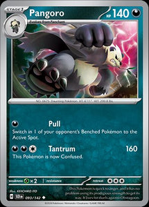 Image of Pangoro Stellar Crown (SCR) #093