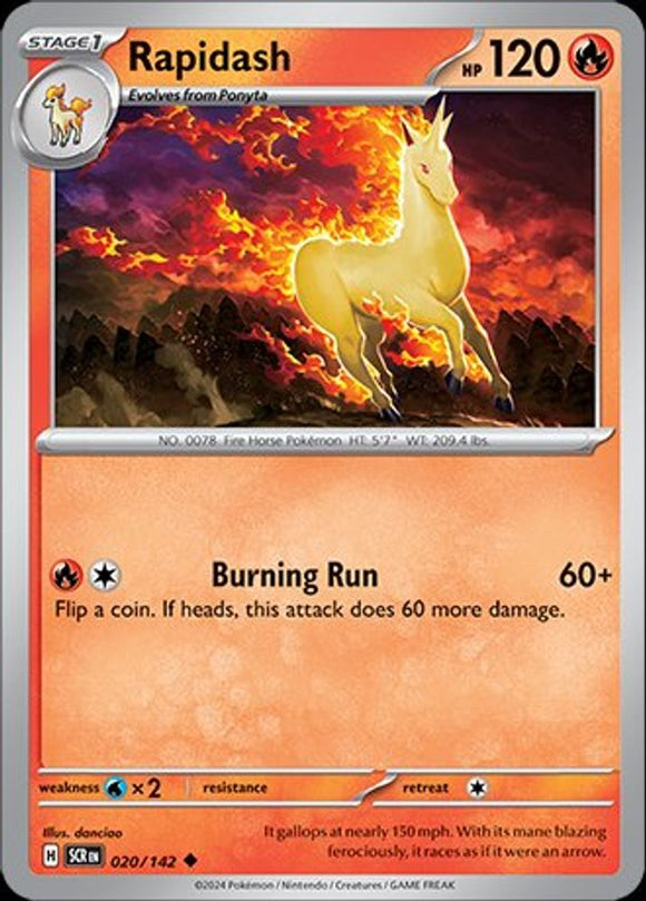 Image of Rapidash Stellar Crown (SCR) #020