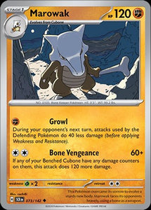 Image of Marowak Stellar Crown (SCR) #073