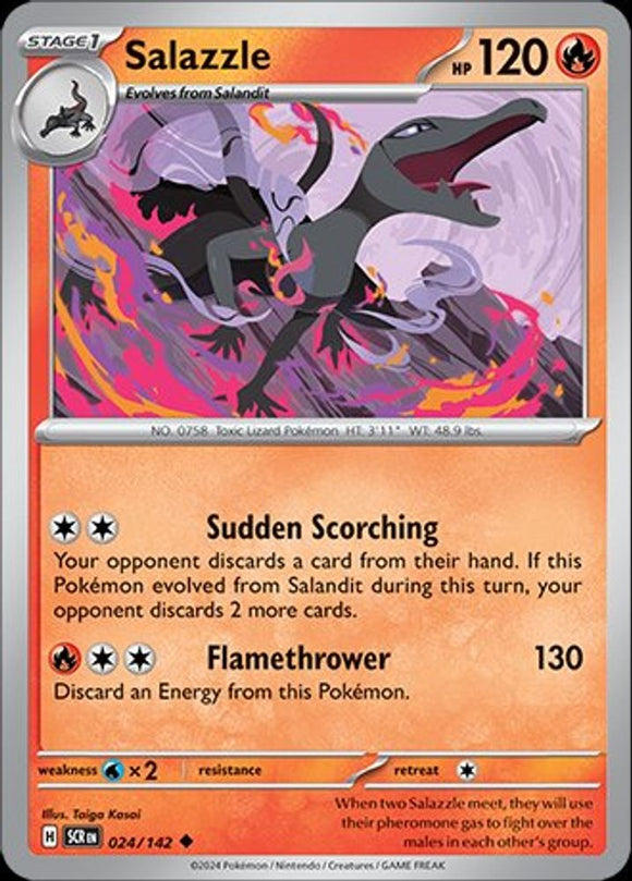 Image of Salazzle Stellar Crown (SCR) #024