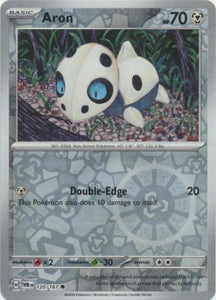 Aron 120/167 SV Twilight Masquerade Reverse Holo Common Pokemon Card TCG Near Mint