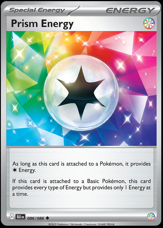 Prism Energy (86/86) Scarlet and Violet Black Bolt Reverse Holo Uncommon Pokemon Card TCG