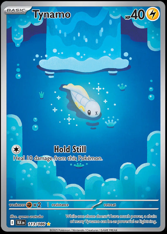 Tynamo (113/86) Scarlet and Violet Black Bolt Illustration Rare Pokemon Card TCG