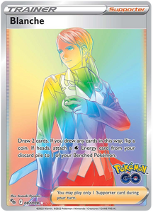 Blanche 82/78 SWSH Pokemon GO Secret Rare Full Art Pokemon Card TCG Near Mint