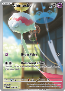 Chimecho 179/167 SV Twilight Masquerade Full Art Illustration Rare Pokemon Card TCG Near Mint