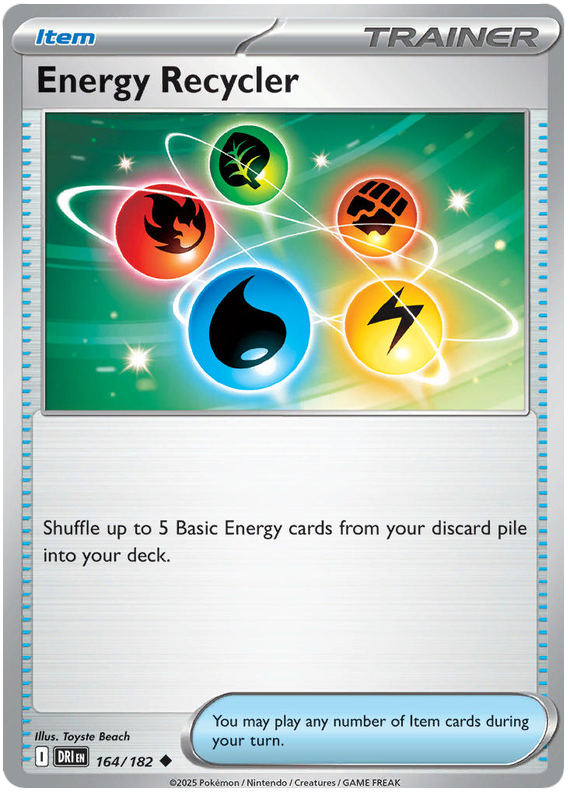Energy Recycler (164/182) Scarlet and Violet Destined Rivals Uncommon ...