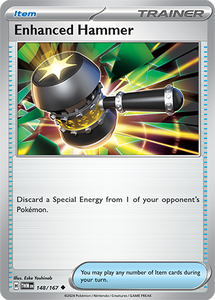 Enhanced Hammer 148/167 SV Twilight Masquerade Uncommon Trainer Pokemon Card TCG Near Mint