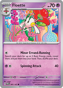 Floette 087/167 SV Twilight Masquerade Common Pokemon Card TCG Near Mint