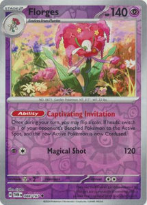 Florges 088/167 SV Twilight Masquerade Reverse Holo Uncommon Pokemon Card TCG Near Mint