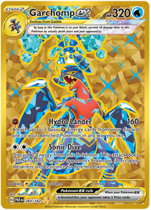Garchomp ex 260/182 SV Paradox Rift Full Art Hyper Rare Pokemon Card TCG Near Mint