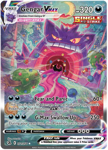 Gengar VMAX 271/264 SWSH Fusion Strike Secret Rare Full Art Pokemon Card TCG