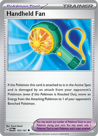 Handheld Fan 150/167 SV Twilight Masquerade Uncommon Trainer Pokemon Card TCG Near Mint