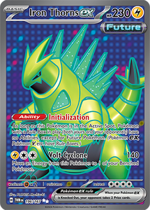Iron Thorns ex 196/167 SV Twilight Masquerade Full Art Ultra Rare Poke Kawaii Collector Iron Thorns ex 196/167 SV Twilight Masquerade Full Art Ultra Rare Poke Kawaii Collector