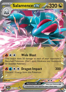 pokemon scarlet and violet journey together rare cards Salamence ex (114/180) Scarlet and Violet Journey Together Double Rare – Kawaii Collector
