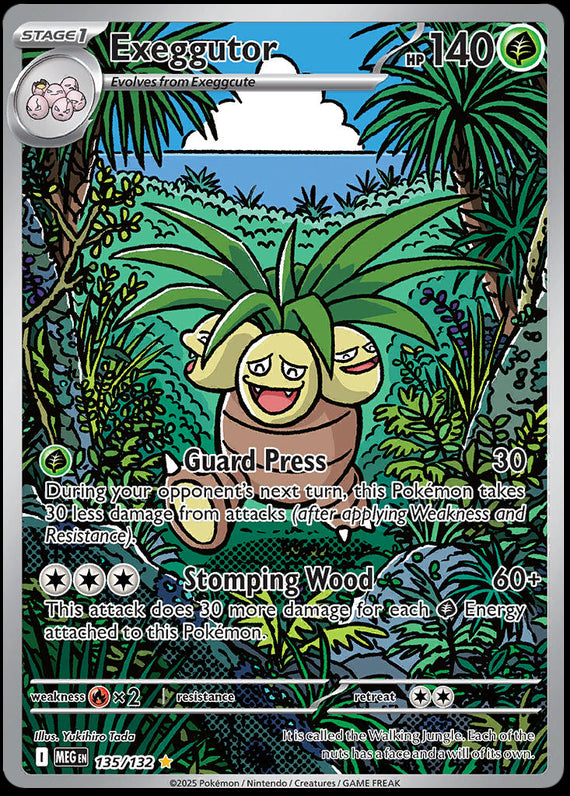 Image of Exeggutor Mega Evolution (MEG) #135