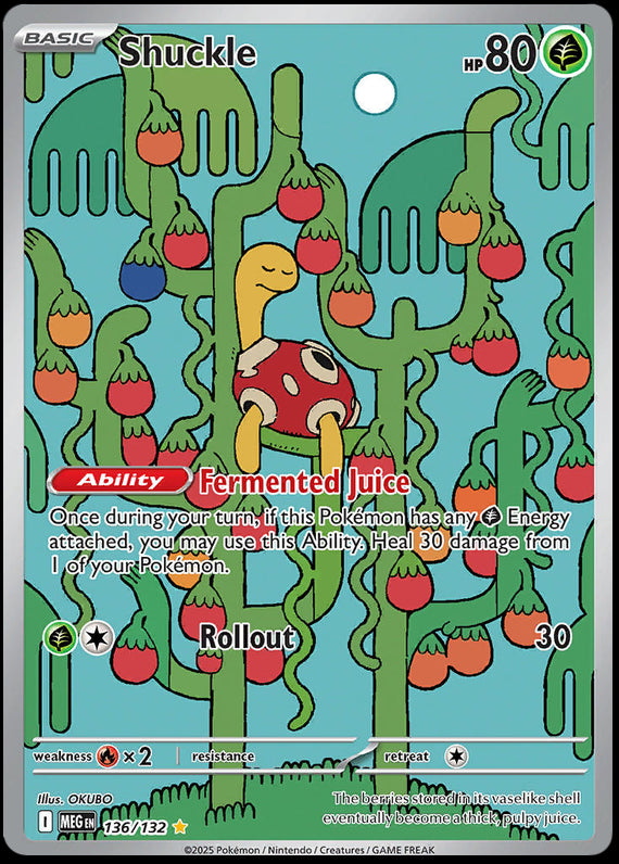 Image of Shuckle Mega Evolution (MEG) #136