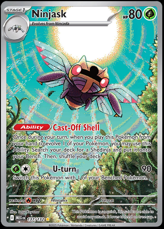 Image of Ninjask Mega Evolution (MEG) #137