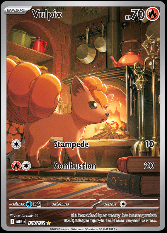 Image of Vulpix Mega Evolution (MEG) #138