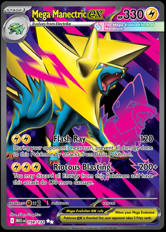 Image of Mega Manectric ex Mega Evolution (MEG) #158