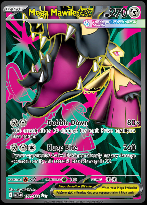 Image of Mega Mawile ex Mega Evolution (MEG) #162