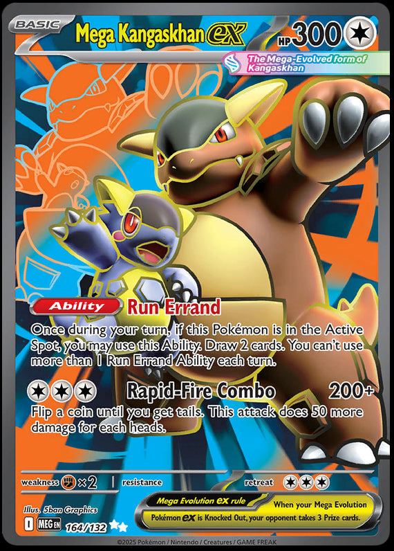 Image of Mega Kangaskhan ex Mega Evolution (MEG) #164