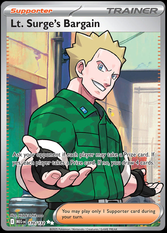 Image of Lt. Surges Bargain Mega Evolution (MEG) #170