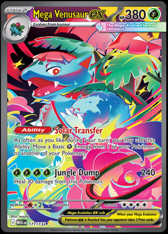 Image of Mega Venusaur ex Mega Evolution (MEG) #177